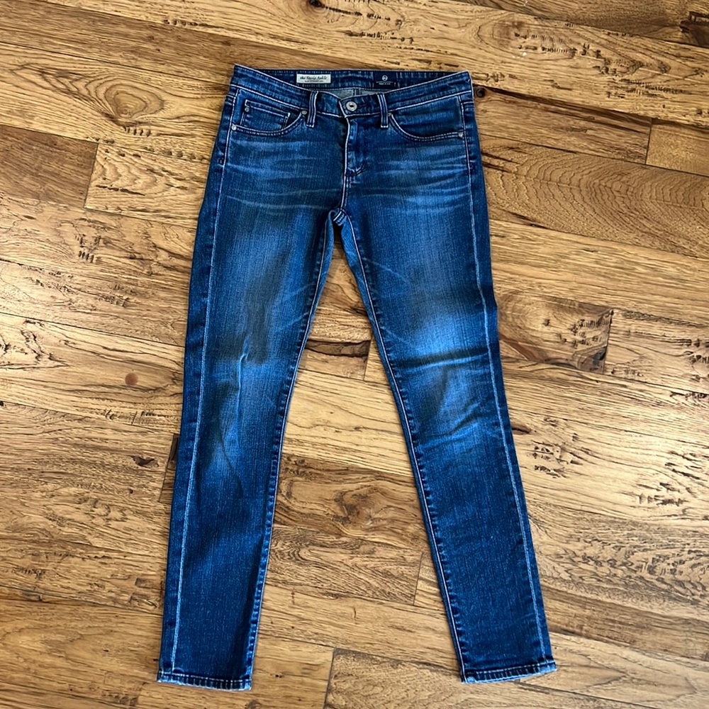 AG Adriano Goldschmied  Stevie Ankle Slim Straight Leg Jeans 26R